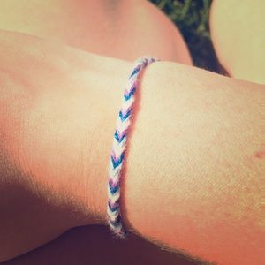 Braided fishtail bracelet